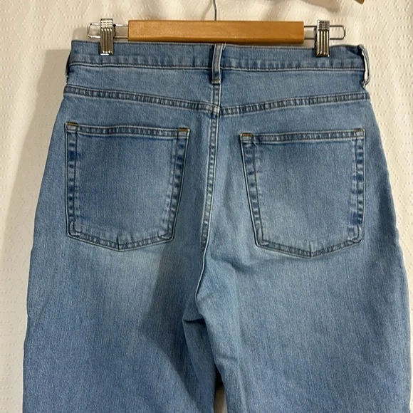 Everlane High Rise Straight Jeans Size 30 Ankle denim pants high waist - Picture 6 of 9